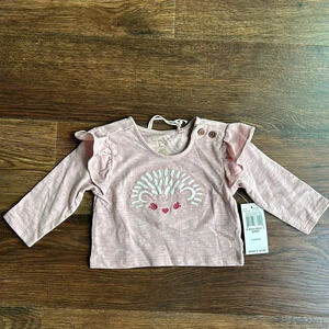 Jessica Simpson Baby Girl Long Sleeve Shirt Pink | Baby Girl Shirt | Baby Girl